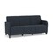 Lesro Siena Lounge Reception 3 Seat Tandem Seating No Center Arms, Black, RS Night Sky Upholstery SN3101 - alternate 1